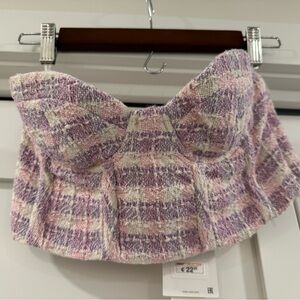 Zara bustier NWT XS